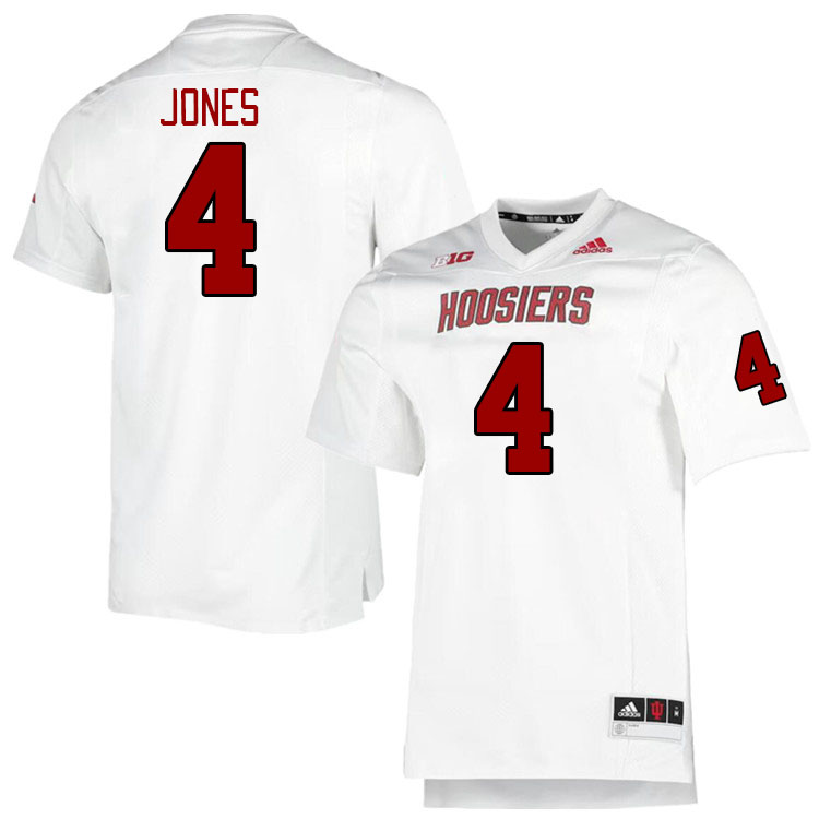 Men #4 Anthony Jones Indiana Hoosiers College Football Jerseys Stitched Sale-Retro